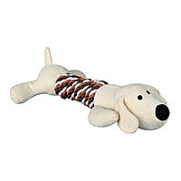Іграшка Trixie Собака, бегемот з пискавкою для собак, 32 см (плюш, іграшки в асортименті)