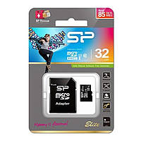 Карта пам'яті SILICON POWER Elite micro SDHC 32 GB Class 10 adapter