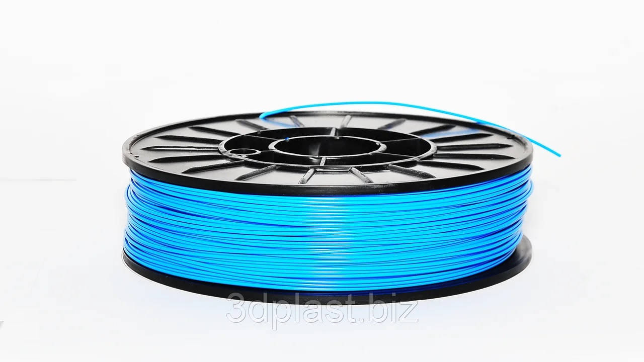 PLA (ПЛА) пластик 3Dplast филамент для 3D принтера 1.75 мм 0.85, Голубой - фото 2 - id-p1385514417