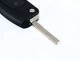 Викидний ключ запалювання, заготівля корпус під чіп, 3 кнопки, DKT0269, Ford, фото 3