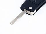 Викидний ключ запалювання, заготівля корпус під чіп, 3 кнопки, DKT0269, Ford, фото 5