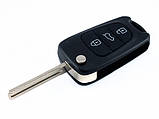 Викидний ключ запалювання, заготівля корпус під чіп, 3 кнопки, Hyundai, фото 4