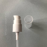 Дозатор "Дельфін" білий (горловина 18) з ковпачком (тара для косметики)