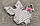 Комплект 68-74 3-7 міс дитячий літній ромпер боді з крильцями пов'язка для дівчаток малюків БАТИСТ 6093 Сірий, фото 2