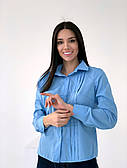 Сорочка жіноча з довгим рукавом різні кольори 42-44 44-46