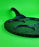 Сковорода для оладок (блисна) 27 см Edenberg EB-7513 сковорідка млинцева індукційна з мармуровим покриттям, фото 9