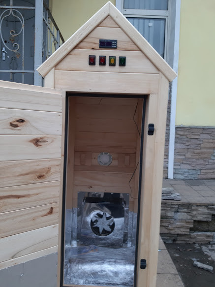 Электрическая Деревянная Коптильня для горячего и холодного копчения ...