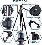 Штатив трипод для фотоапарату Weifeng 3520 146 см, фото 4