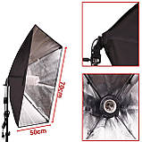 Набір постійного студійного світла Prolighting (50х70 см патрон Е27+стійка 2.2 м), фото 8