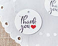 Бирка декоративна "Thank you". 1 шт, фото 2