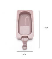 Форма силіконова для морозива 14 на 6 см хакі