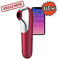Вакуумний кліторальний стимулятор SATISFYER DUAL LOVE RED
