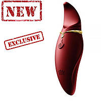 Кліторальний вибромассажер з язичком і вібрацією Zalo Hero, Twilight Purple