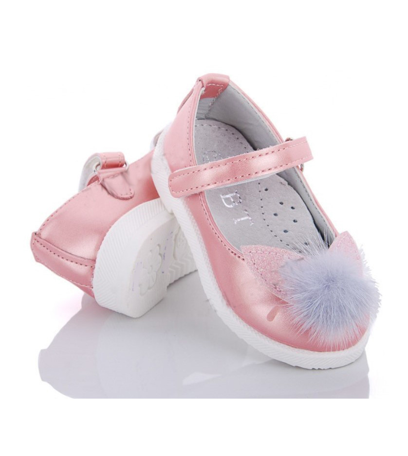 Туфлі для дівчинки на свято рожеві, фото 1