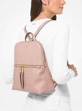 Шкіряний рюкзак MICHAEL Michael Kors Rhea Medium Pebbled Slim Backpack ОРИГІНАЛ