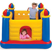 Детский надувной игровой батут Intex 48259  "Замок" (175х175х135) / надувной игровой центр