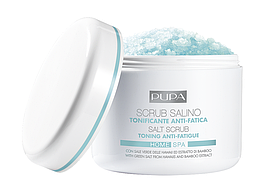 Тонізуючий сольовий скраб проти втоми Pupa Home Spa Anti-Fatigue Toning Salt Scrub 06 Bamboo Extract