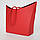 Коробка подарункова з вікном і ручкою червона 155х80х140 мм., фото 6