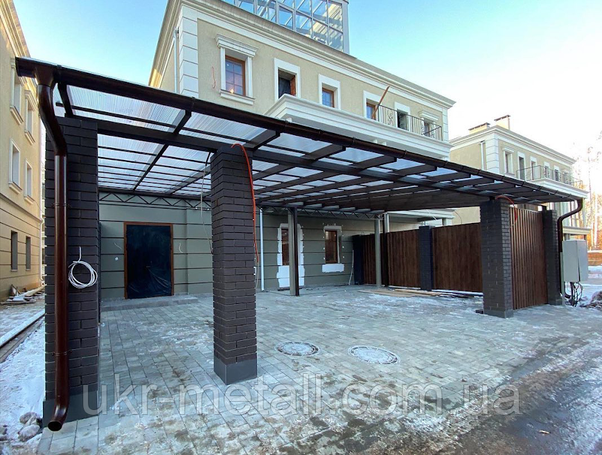 Навіси преміум\Навіси з поликарбаната будь-якої складності, фото 1