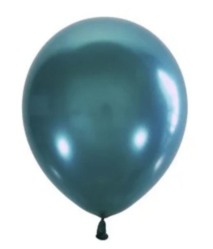 Кулька гелієвий металік 30 см GREEN TEAL (грін тіаль) 029М
