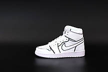 Жіночі кросівки Nike Air Jordan.White. ТОП Репліка ААА класу., фото 2