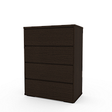 Комод у спальню з ламінованого ДСП Light 4 венге Artinhead