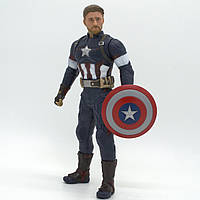 Игрушечная фигурка герой Марвел, Капитан Америка, Мстители, 32 см.
