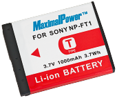 Аналог Sony NP-FT1 (MaximalPower 1000mAh). Акумулятор для Sony DSC-L1/M1/T3/T5/T9/T11/T33 та ін.