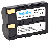 Аналог Minolta NP-400 (MaximalPower 1400mAh). Акумулятор для Minolta DiMAGE A1, A2,A7,5D,7D