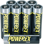 Набір пальчикових акумуляторів PowerEx PRO AA 2700 mAh [8 штук]