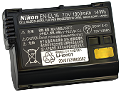 Оригинал Nikon En-El15 1900mAh. Аккумулятор для Nikon 1 V1, D7000, D800, D600 [Nikon (оригинал)]