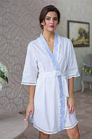 Домашний женский халат белый Helene Mia-Amore 16193