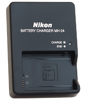 Зарядний пристрій Nikon MH-24 для акумуляторів Nikon En-El14 (Nikon D3100, D5100, P7000) [Retail]