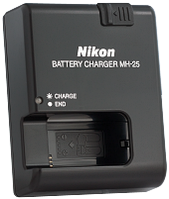 Зарядний пристрій Nikon MH-25 для акумуляторів Nikon En-El15 (Nikon D7000, D800) [OEM]