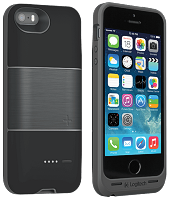 Акумуляторний чохол Logitech Protection+ для iPhone 5/5S на 1800 mAh [Чорний]