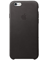 Apple Leather case for iPhone 6/6S MKXW2ZM/A Black [Open-box]