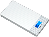 Зовнішня батарея Pineng PN-c 993 LCD дисплеєм і підтримкою USB Type-C і Quick Charge 3.0 на 10000mAh [Білий]