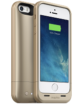 Акумуляторний чохол Mophie Juice Pack Air для iPhone 5/5S на 1700 mAh [Золотий], фото 1