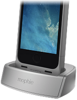 Зарядна станція для акумуляторного чохла Mophie Juice Pack для iPhone 5/5S [Срібний]