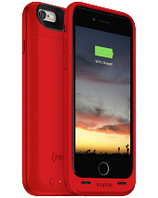 Аккумуляторный чехол Mophie Juice Pack Air для iPhone 6/6S на 2750mAh [Красный]