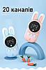 Рація дитяча Baofeng Funny Bunny (Pink+Blue) (2 шт. у комплекті) + ремінці, фото 4