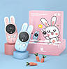Рація дитяча Baofeng Funny Bunny (Pink+Blue) (2 шт. у комплекті) + ремінці, фото 2