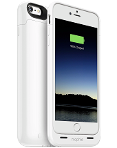 Аккумуляторный чехол Mophie Juice Pack для iPhone 6 plus/6S plus на 2600mAh [Белый] - фото 1 - id-p1152185887