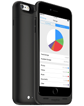 Акумуляторний чохол із додатковою пам'яттю Mophie Space Pack для iPhone 6 plus/6S plus на 2600 mAh