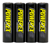 Набор пальчиковых аккумуляторов PowerEx (Ready for Use) AA 2600mAh [4 штуки]