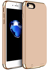 Дизайнерський акумуляторний чохол Joyroom для iPhone 7/8 на 4500 mAh [Золотий]