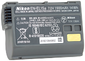 Оригинал Nikon En-El15a 1900mAh. Аккумулятор для Nikon 1 V1, D7000, D800, D600 - фото 1 - id-p908347200