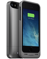 Акумуляторний чохол Mophie Juice Pack Helium для iPhone 5/5S на 1500 mAh [Сірий]