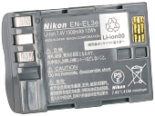 Оригінал Nikon En-El3e 1500mAh. Аккумулятор для Nikon D50, D70, D80, D90, D100, D200, D300, D700