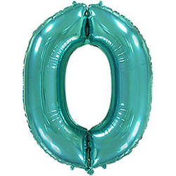 Цифра тиффані метрова з тягарцем " 0"